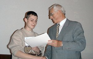 Le vainqueur avec Jean Marc Chevrot